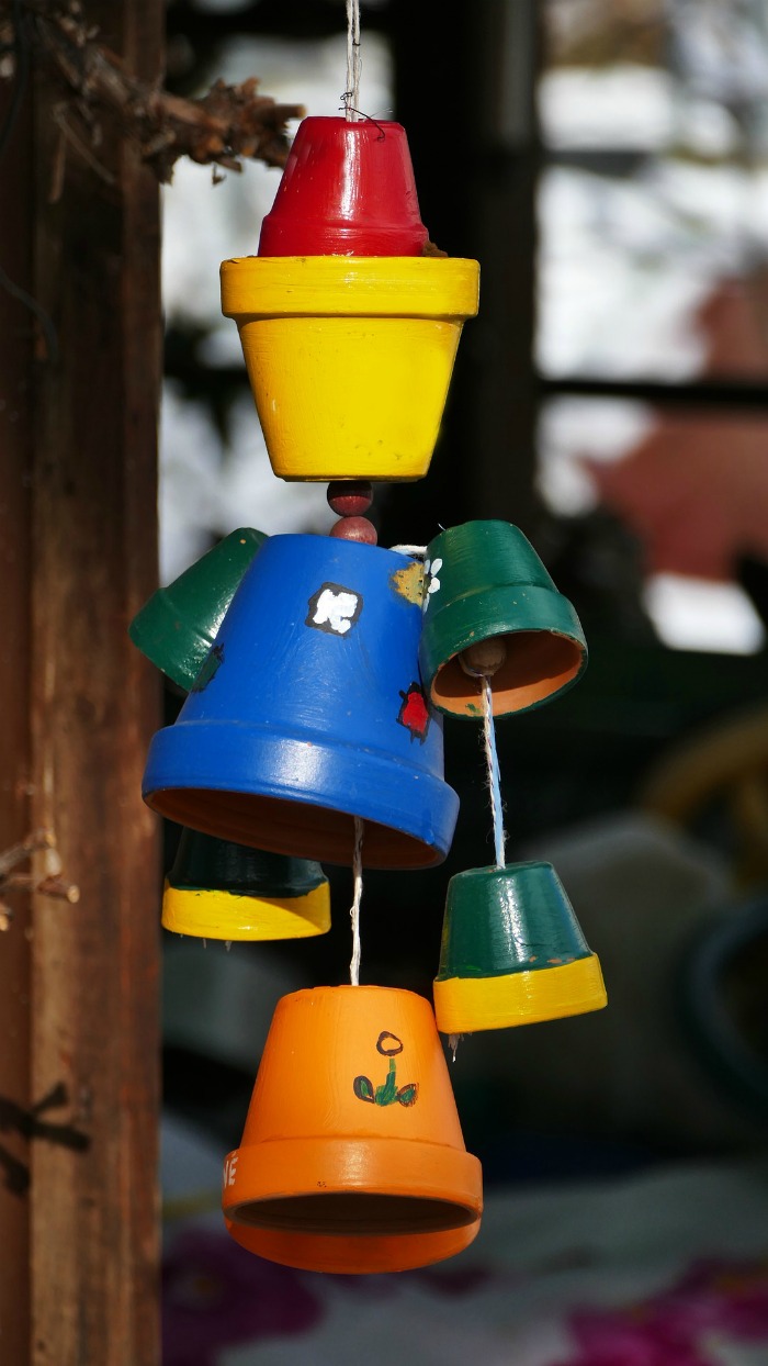 terra cotta wind chime